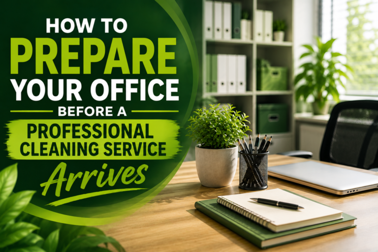 How to Prepare Your Office Before a Professional Cleaning Service Arrives